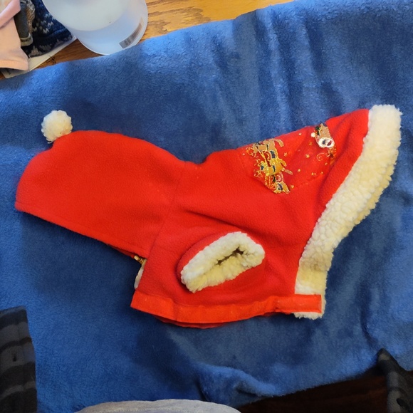 A small animal Christmas jacket size S 10" - Picture 1 of 6